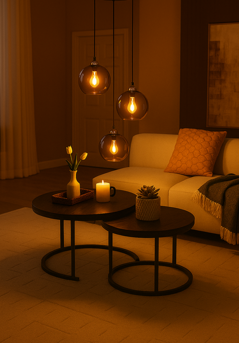 Hanglamp Smoke Glas 3 lichts