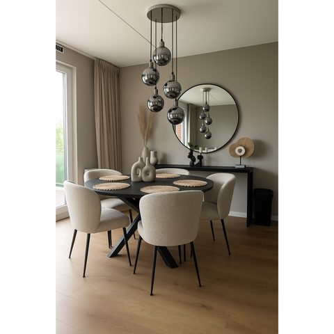 Hanglamp Smoke Glas 5 Lichts