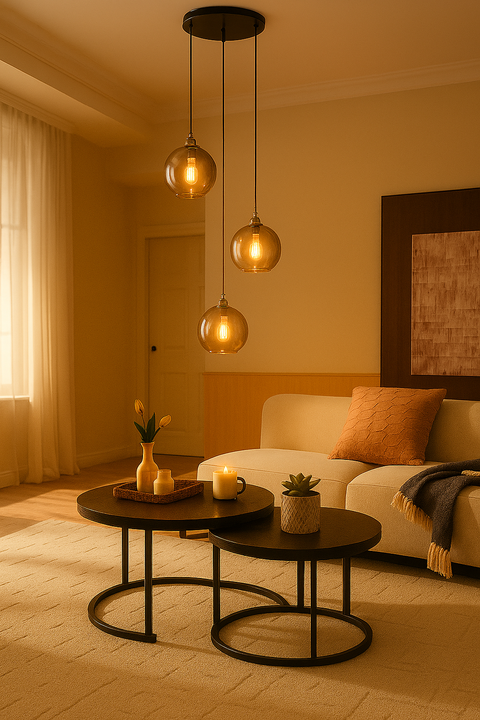 Hanglamp Smoke Glas 3 lichts